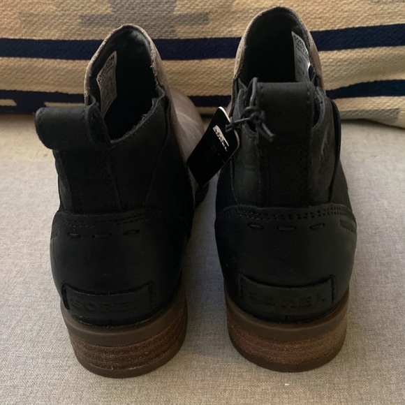 Sorel emelie chelsea quarry gray waterproof booties NEW 7 - Picture 8 of 11